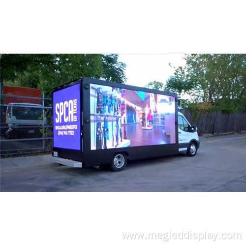 P5 Outdoor Full Color Mobile Led Screen Truck